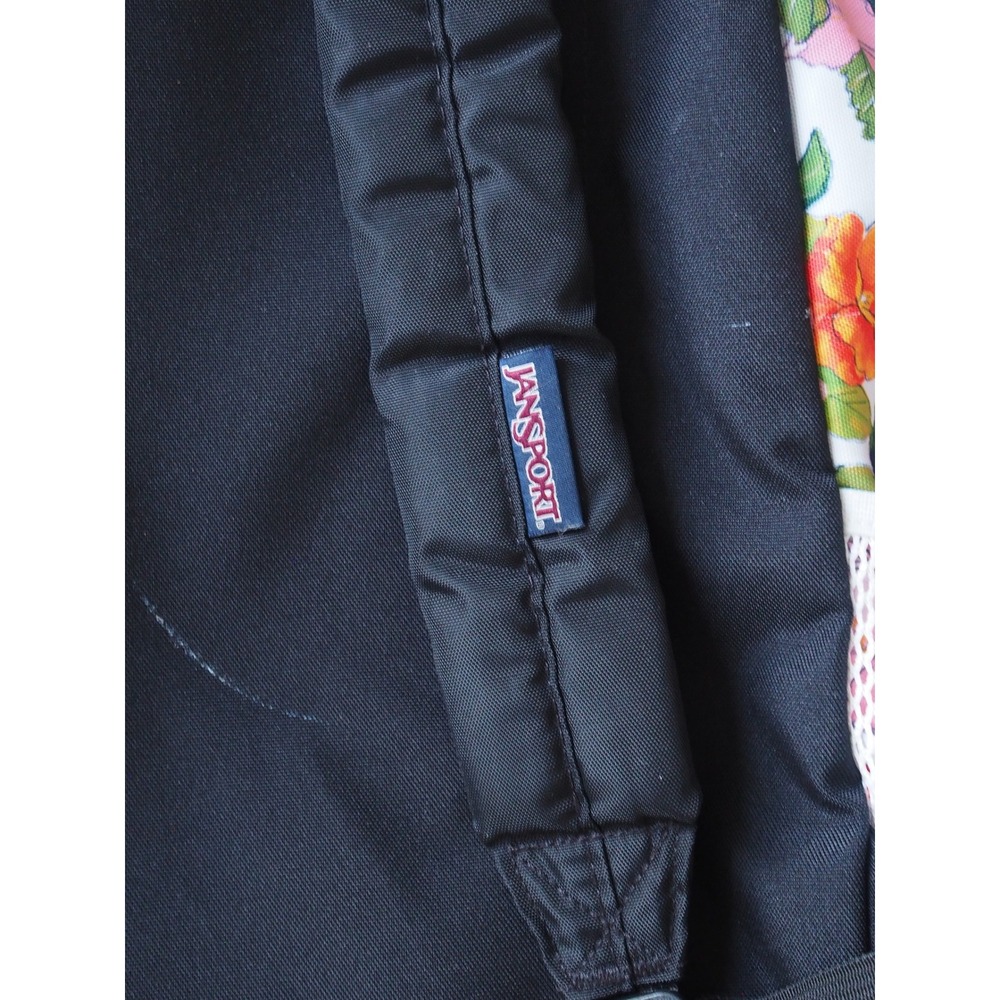 JanSport Floral Print White Multi Backpack Cottagecore OS Good School Travel - Picture 7 of 16